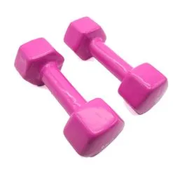 GOODBUY FITNESS 2 Mancuernas De Vinilo Gimnasia Adulto Azul