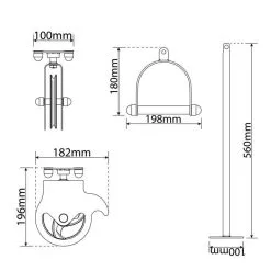 K-SPORT 2 Poleas Para El Montaje En El Techo 11 K-SPORT 2 Poleas Para El Montaje En El Techo -Running comercio 2 poleas para el montaje en el techo 4