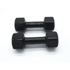 OZIO FITNESS 2 Unidades 5 Kg Mancuernas Pesas Hexagonales De Vinilo Fitness Gimnasia Negro -Running comercio 2 unidades 5 kg mancuernas pesas hexagonales de vinilo fitness gimnasia negro 2