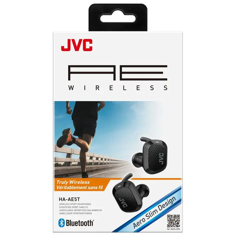 Auriculares Deportivos JVC HA-AE5T TrueWireless, Control Táctil, 27h Bat, Negro 6 Auriculares Deportivos JVC HA-AE5T TrueWireless, Control Táctil, 27h Bat, Negro - Imagen 4