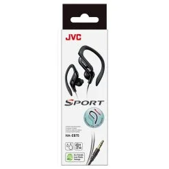 Auriculares Deportivos JVC HA-EB75 De Clip, Sonido Potente, Cable 1,2m Negro -Running comercio auriculares deportivos jvc ha eb75 de clip sonido potente cable 12m negro 1