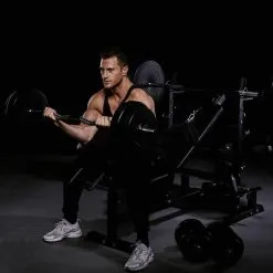 Gorilla Sports BANCO DE PESAS UNIVERSAL NEGRO + JUEGO DE PESAS Y BARRAS DE PLÁSTICO 9 -Running comercio banco de pesas universal negro juego de pesas y barras de plastico 9 3