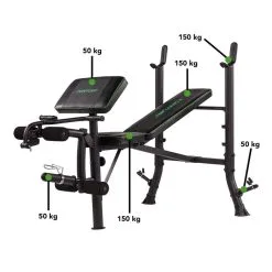BANCO DE PESAS WB40 COMPACT WIDTH WEIGHT BENCH TUNTURI -Running comercio banco de pesas wb40 compact width weight bench tunturi 3