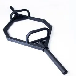 BOXPT EQUIPMENT Barra Hexagonal Powder Coated BOXPT Negra