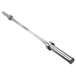 OZIO FITNESS Barra Olímpica 1.2 M - 8 KG - 50 MM Cromada Acero