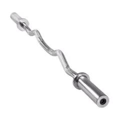 GOODBUY FITNESS Barra Olímpica Cromada 1.20 M BO120Z Fuerza Adulto Plata Z -Running comercio barra olimpica cromada 120 m bo120z fuerza adulto plata z 1