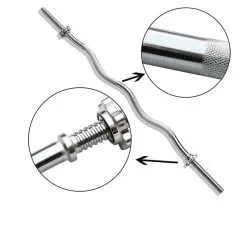 Running comercio -Running comercio barra olimpica curl 150cm de 25mm fitness tech 2 seguros tuerca 1