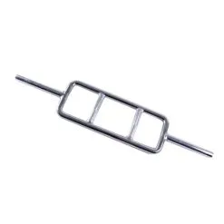 GOODBUY FITNESS Barra Romana Cromada 85 Cm BN085 Fuerza Adulto Negro 28 Mm