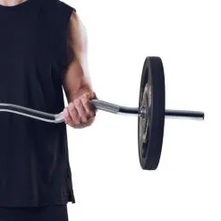 BODYTONE Barra Z Olímpica Profesional (50mm) + Par De Topes -Running comercio barra z olimpica profesional 50mm par de topes 2