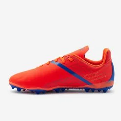 Kipsta BOTAS DE FÚTBOL NIÑO CON CORDONES VIRALTO I MG/AG NARANJA Y AZUL -Running comercio botas de futbol nio con cordones viralto i mgag naranja y azul 2