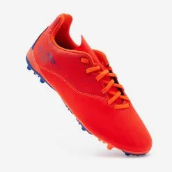 Kipsta BOTAS DE FÚTBOL NIÑO CON CORDONES VIRALTO I MG/AG NARANJA Y AZUL -Running comercio botas de futbol nio con cordones viralto i mgag naranja y azul 3