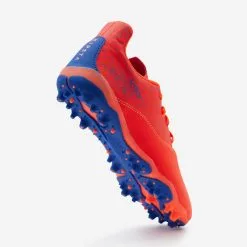 Kipsta BOTAS DE FÚTBOL NIÑO CON CORDONES VIRALTO I MG/AG NARANJA Y AZUL -Running comercio botas de futbol nio con cordones viralto i mgag naranja y azul 4