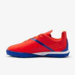 Kipsta BOTAS DE FÚTBOL NIÑO CON CORDONES VIRALTO I TURF TF NARANJA Y AZUL -Running comercio botas de futbol nio con cordones viralto i turf tf naranja y azul 2