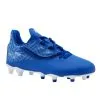 Kipsta BOTAS DE FÚTBOL NIÑO CON TIRA AUTOADHERENTE VIRALTO I EASY FG AZUL Y BLANCO