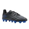 Kipsta BOTAS DE FÚTBOL NIÑO PIEL CON CORDONES VIRALTO II FG NEGRO ELÉCTRICO -Running comercio botas de futbol nio piel con cordones viralto ii fg negro electrico