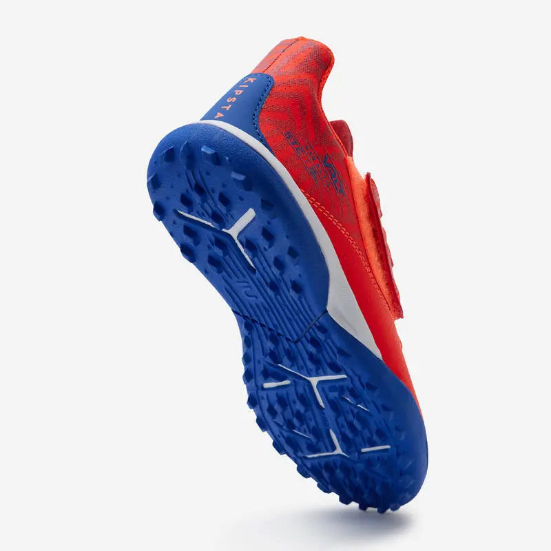 Kipsta BOTAS DE FÚTBOL NIÑO TIRA AUTOADHERENTE VIRALTO I EASY TURF TF NARANJA Y AZUL 5 Kipsta BOTAS DE FÚTBOL NIÑO TIRA AUTOADHERENTE VIRALTO I EASY TURF TF NARANJA Y AZUL - Imagen 3