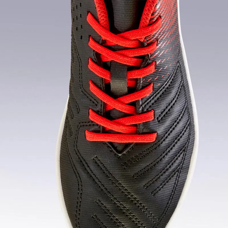 Botas De Fútbol Niños Kipsta Agility 100 FG Negro Rojo 7 Botas De Fútbol Niños Kipsta Agility 100 FG Negro Rojo - Imagen 5