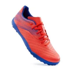 Botas De Fútbol Niños Kipsta Agility 140 HG Rojo Azul -Running comercio botas de futbol nios kipsta agility 140 hg rojo azul 3