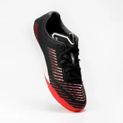 Kipsta Botas De Fútbol Sala Niño GINKA 500 Fútbol Sala JR Negro Rojo -Running comercio botas de futbol sala nio ginka 500 futbol sala jr negro rojo 4