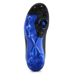Kipsta Botas De Fútbol Terrenos Secos VIRALTO II PIEL MG Niños Negro Azul -Running comercio botas de futbol terrenos secos viralto ii piel mg nios negro azul 4