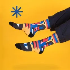 PACIFIC And CO Calcetin Running Con Tejido Coolmax Unisex Blinkin Eye, Sublimado Multicolor -Running comercio calcetin running con tejido coolmax unisex blinkin eye sublimado multicolor 1