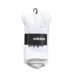 Calcetines Altos De Tenis Pack De 3 Adidas Blanco -Running comercio calcetines altos de tenis pack de 3 adidas blanco 3