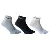Calcetines Media Caña De Tenis Pack De 3 Adidas Negro Blanco Gris -Running comercio calcetines media caa de tenis pack de 3 adidas negro blanco gris