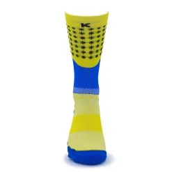 KAMUABU CALCETINES "NO LIMITS" AMARILLO/AZUL DE RUNNING -Running comercio calcetines no limits amarilloazul de running 1