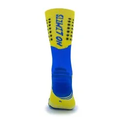 KAMUABU CALCETINES "NO LIMITS" AMARILLO/AZUL DE RUNNING -Running comercio calcetines no limits amarilloazul de running 2