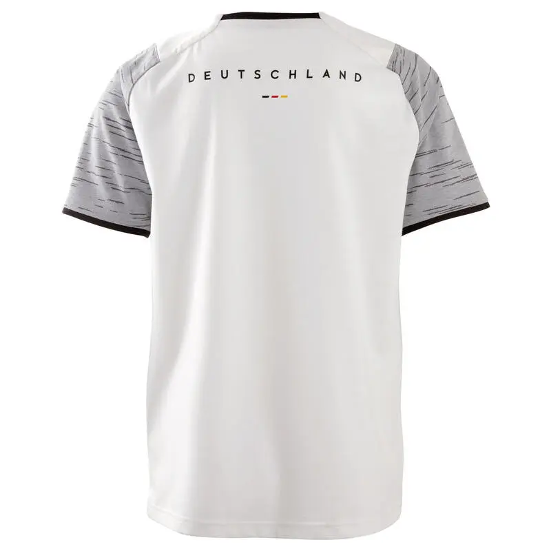 Camiseta Alemania Kipsta Niños FF100 2022 Blanco 5 Camiseta Alemania Kipsta Niños FF100 2022 Blanco - Imagen 3