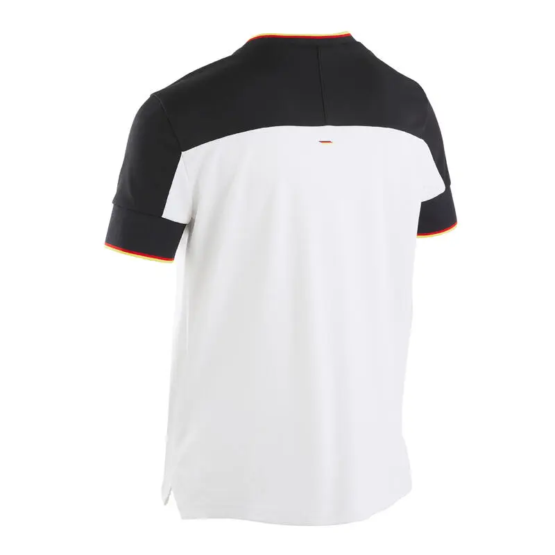 Camiseta De Fútbol Alemania Niños Kipsta F500 2022 Blanca 4 Camiseta De Fútbol Alemania Niños Kipsta F500 2022 Blanca - Imagen 2