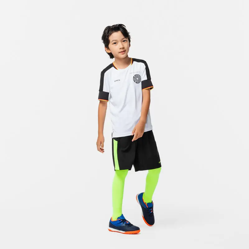 Camiseta De Fútbol Alemania Niños Kipsta F500 2022 Blanca 7 Camiseta De Fútbol Alemania Niños Kipsta F500 2022 Blanca - Imagen 5