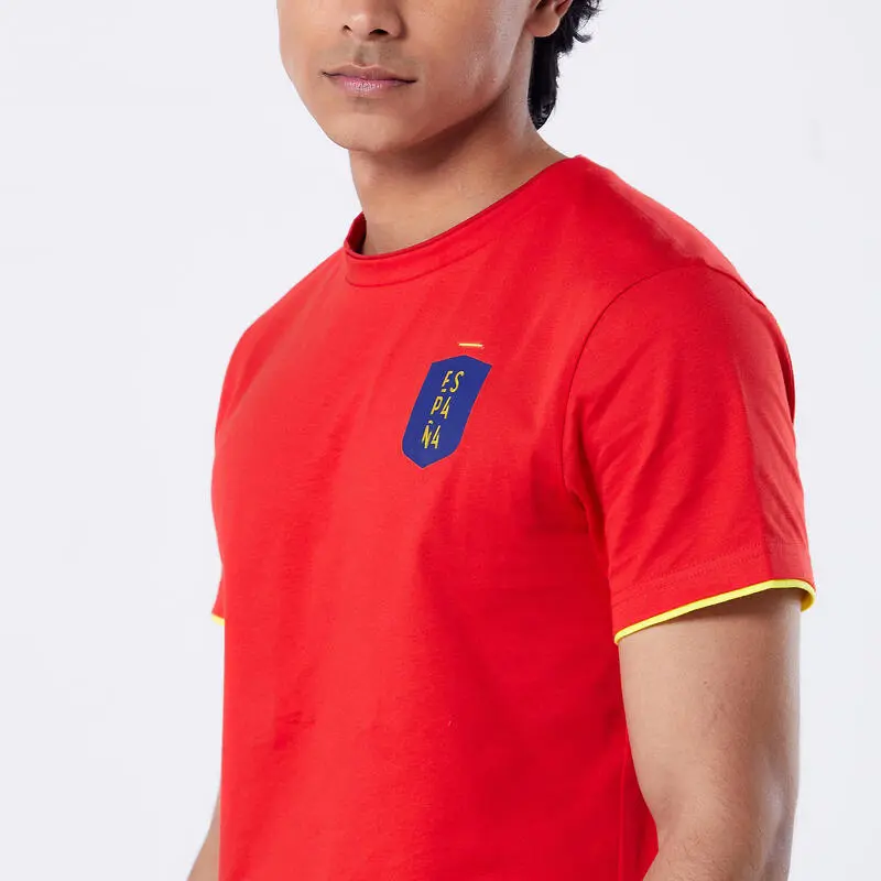 Camiseta De Fútbol España Adulto Kipsta F100 2022 5 Camiseta De Fútbol España Adulto Kipsta F100 2022 - Imagen 3