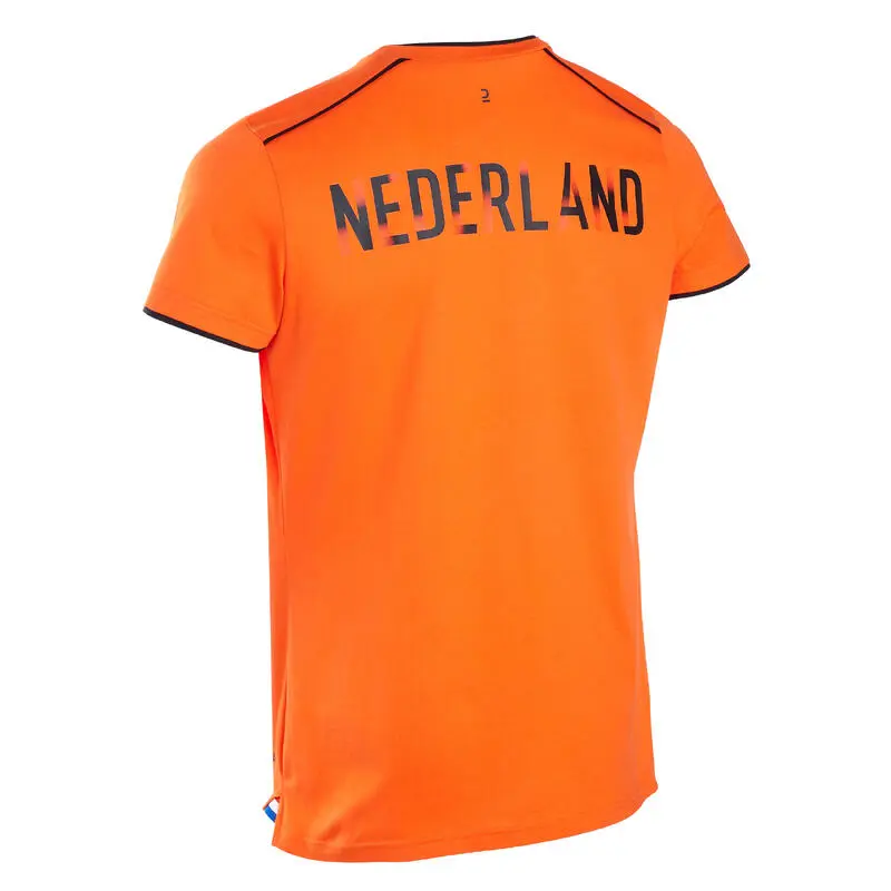 Camiseta De Fútbol Holanda Adulto Kipsta F100 2022 4 Camiseta De Fútbol Holanda Adulto Kipsta F100 2022 - Imagen 2