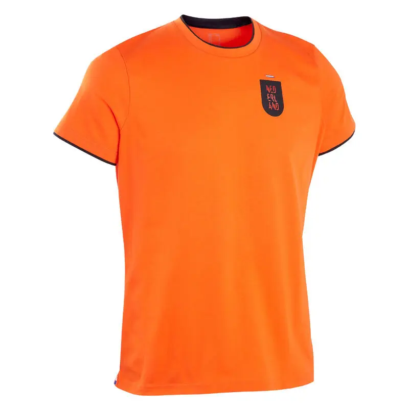 Camiseta De Fútbol Holanda Adulto Kipsta F100 2022 3 Camiseta De Fútbol Holanda Adulto Kipsta F100 2022