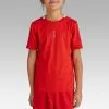 Camiseta De Fútbol Niños Kipsta F100 Roja 2 Camiseta De Fútbol Niños Kipsta F100 Roja -Running comercio camiseta de futbol nios kipsta f100 roja
