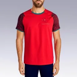 Camiseta De Fútbol Portugal Adulto Kipsta F100 2022 -Running comercio camiseta de futbol portugal adulto kipsta f100 2022 3