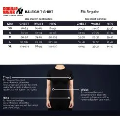 Gorilla Wear Camiseta De Manga Corta - Raleigh - Negro -Running comercio camiseta de manga corta raleigh negro 4