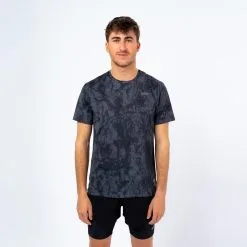 THE RUNNING REPUBLIC Camiseta De Manga Corta Running De Poliéster Reciclado Hombre TRR Negra