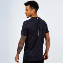 THE RUNNING REPUBLIC Camiseta De Manga Corta Running Ligera De Poliéster Reciclado Hombre TRR Negra -Running comercio camiseta de manga corta running ligera de poliester reciclado hombre trr negra 2