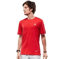 Camiseta De Pádel Manga Corta Hombre Pro Royal Padel Roja