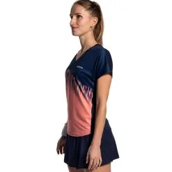 KUIKMA Camiseta De Pádel Manga Corta Transpirable Mujer 500 Azul Coral 9 KUIKMA Camiseta De Pádel Manga Corta Transpirable Mujer 500 Azul Coral -Running comercio camiseta de padel manga corta transpirable mujer 500 azul coral 1