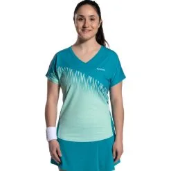 KUIKMA Camiseta De Pádel Manga Corta Transpirable Mujer 500 Azul Coral 13 KUIKMA Camiseta De Pádel Manga Corta Transpirable Mujer 500 Azul Coral -Running comercio camiseta de padel manga corta transpirable mujer 500 turquesa