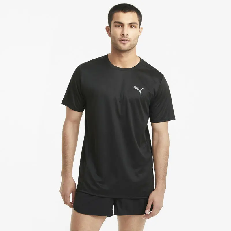 Camiseta De Running De Manga Corta Favourite Hombre PUMA Negro 4 Camiseta De Running De Manga Corta Favourite Hombre PUMA Negro - Imagen 2