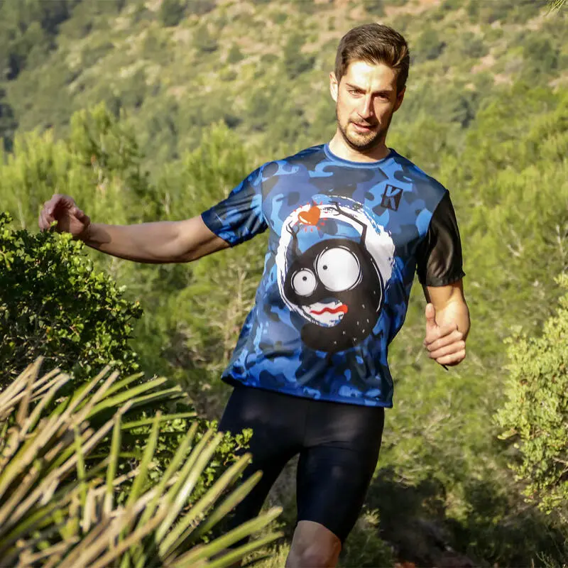 CAMISETA DE RUNNING #LOVERUNNING Para HOMBRE - KAMUABU Color Camuflaje 90grs 6 CAMISETA DE RUNNING #LOVERUNNING Para HOMBRE - KAMUABU Color Camuflaje 90grs - Imagen 4