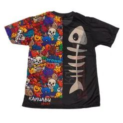 CAMISETA DE RUNNING #PARTYRUN Para MUJER - KAMUABU Color NEGRA 90grs -Running comercio camiseta de running partyrun para mujer kamuabu color negra 90grs 1