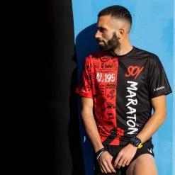 CAMISETA DE RUNNING #SOYMARATON Para HOMBRE - KAMUABU Color ROJO/NEGRO 110grs 9 CAMISETA DE RUNNING #SOYMARATON Para HOMBRE - KAMUABU Color ROJO/NEGRO 110grs -Running comercio camiseta de running soymaraton para hombre kamuabu color rojonegro 110grs 3