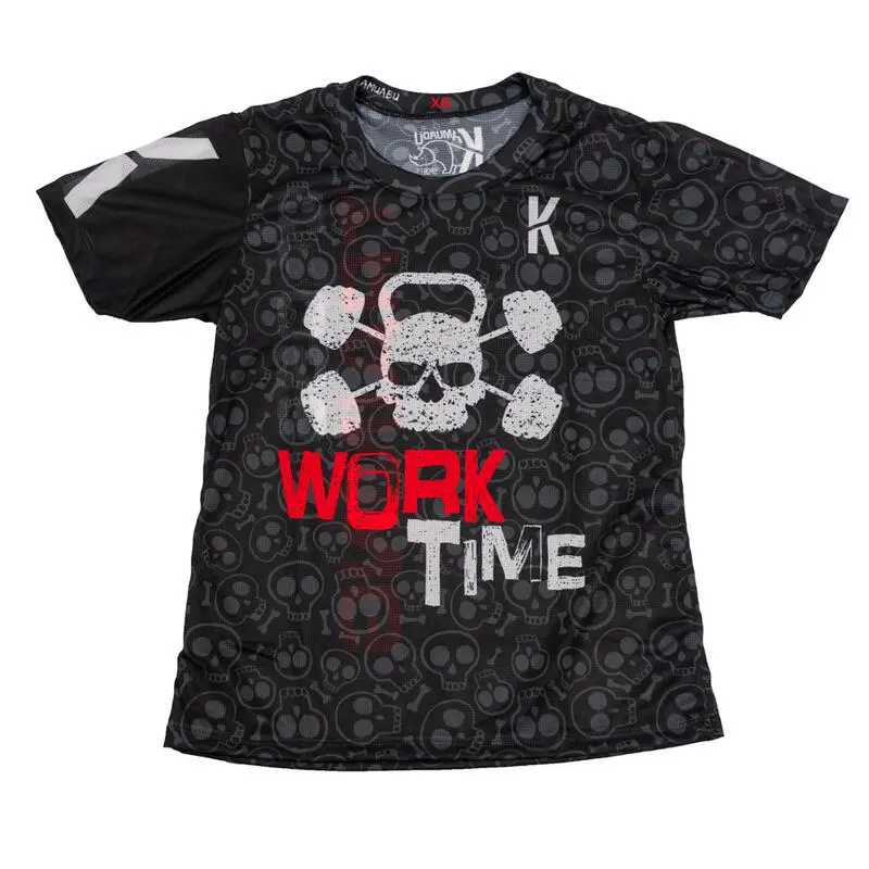 CAMISETA DE RUNNING #WORKTIME Para HOMBRE - KAMUABU Color Negra 90grs 3 CAMISETA DE RUNNING #WORKTIME Para HOMBRE - KAMUABU Color Negra 90grs