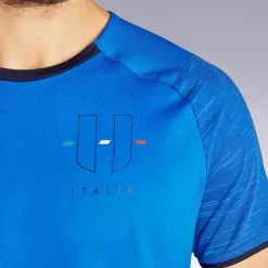 Camiseta Italia Adulto Kipsta FF100 Azul -Running comercio camiseta italia adulto kipsta ff100 azul 4