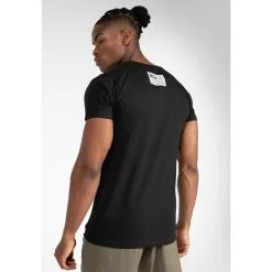 Camiseta Musculación Manga Corta Algodón Hombre GORILLA WEAR Classic Negro -Running comercio camiseta musculacion manga corta algodon hombre gorilla wear classic negro 1